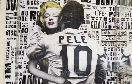 Marilyn Monroe and Pelé get together in São Paulo