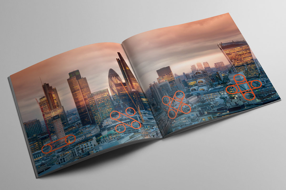 Centre spread of the brochure for PryceWilliams.