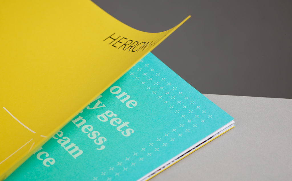 Sneak peek inside the new HERRON + CO brochure